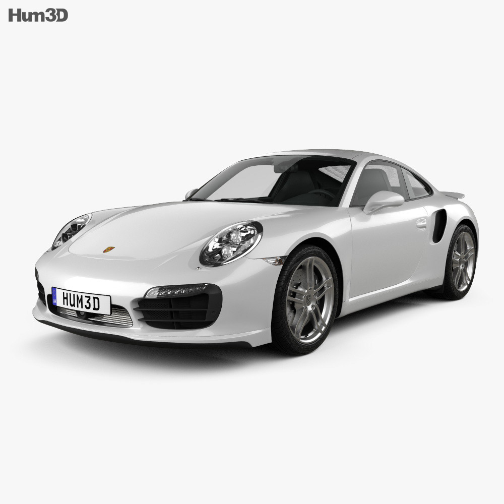 Porsche 911 Turbo S купе 2020 3D модель