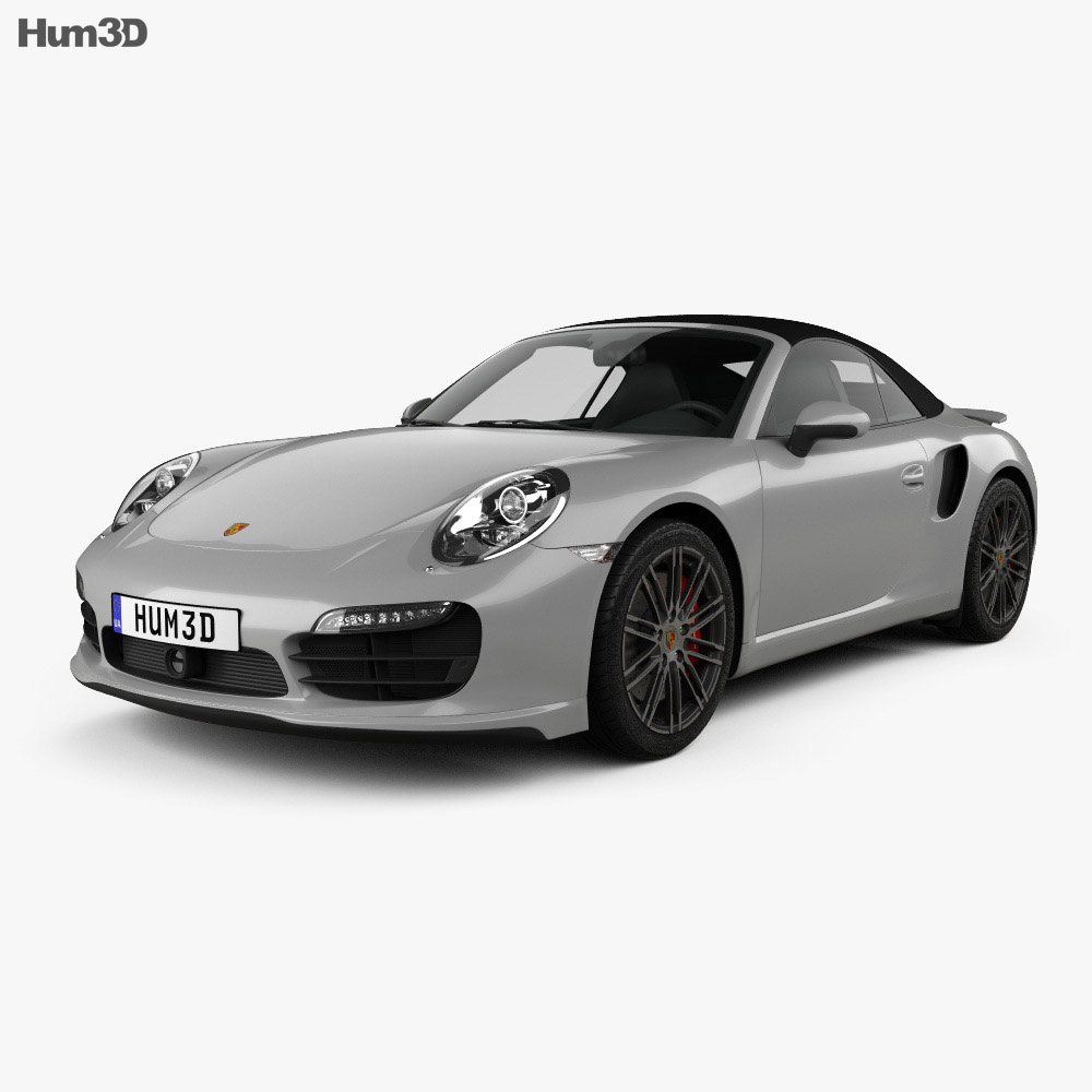 Porsche 911 Turbo cabriolet 2020 Modello 3D