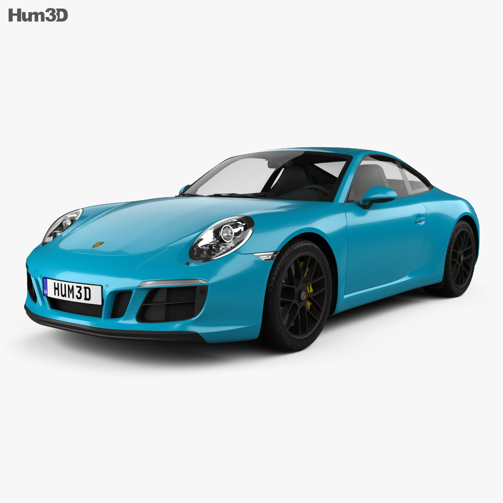 Porsche 911 Carrera GTS 쿠페 2022 3D 모델 