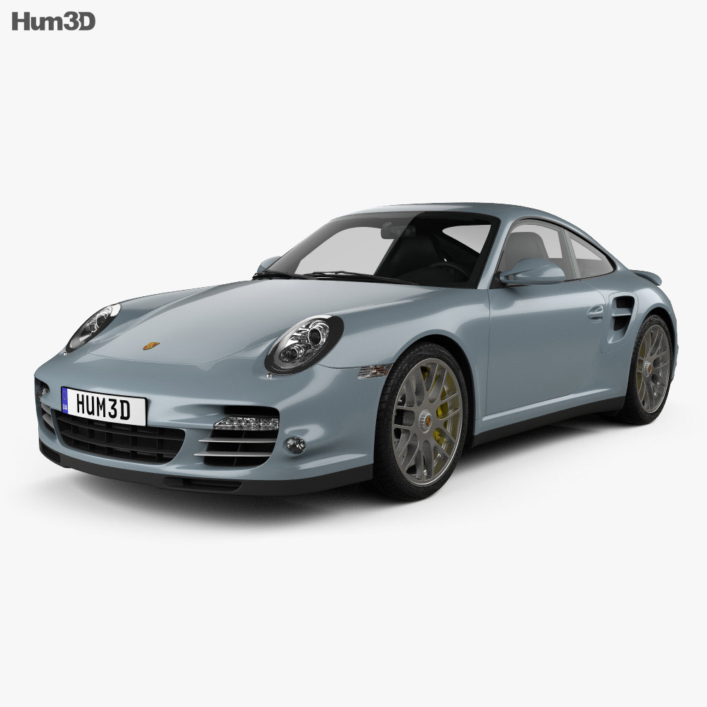 Porsche 911 Turbo S Coupe 2012 3D 모델 