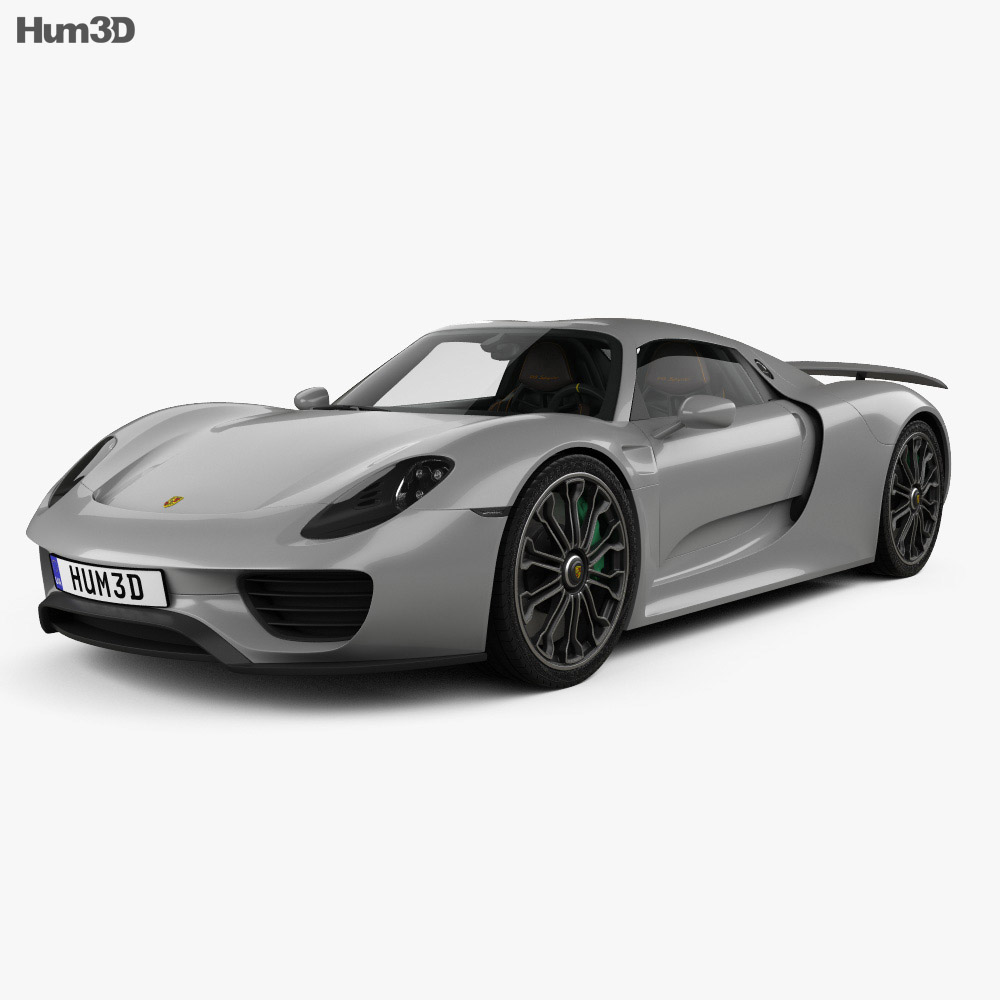 Porsche 918 spyder 带内饰 2015 3D模型