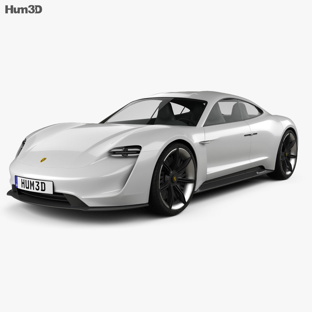 Porsche Mission E 2016 Modello 3D