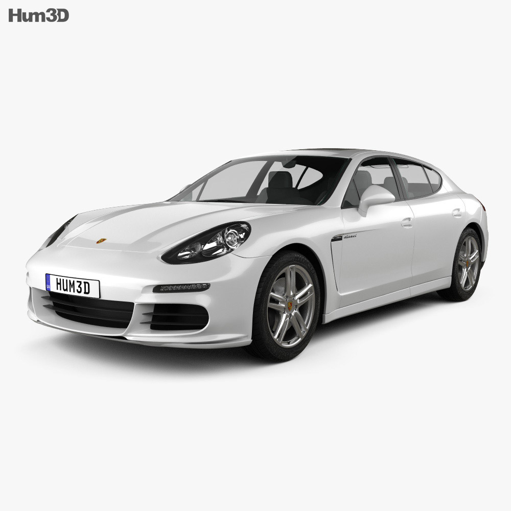 Porsche Panamera Disel 2016 3D-Modell