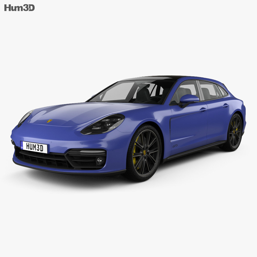 Porsche Panamera GTS Sport Turismo 2022 Modello 3D