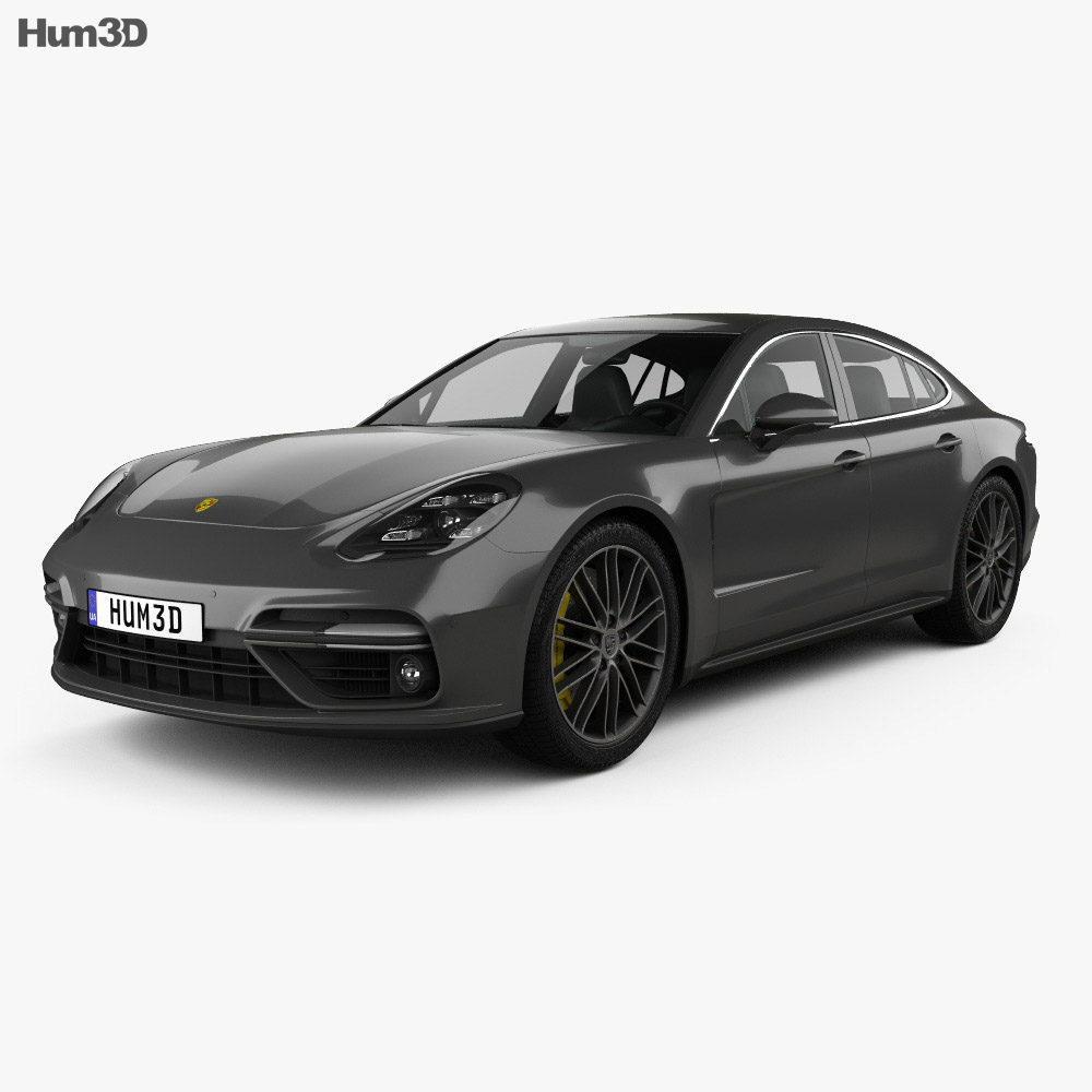 Porsche Panamera Turbo 2020 3D модель