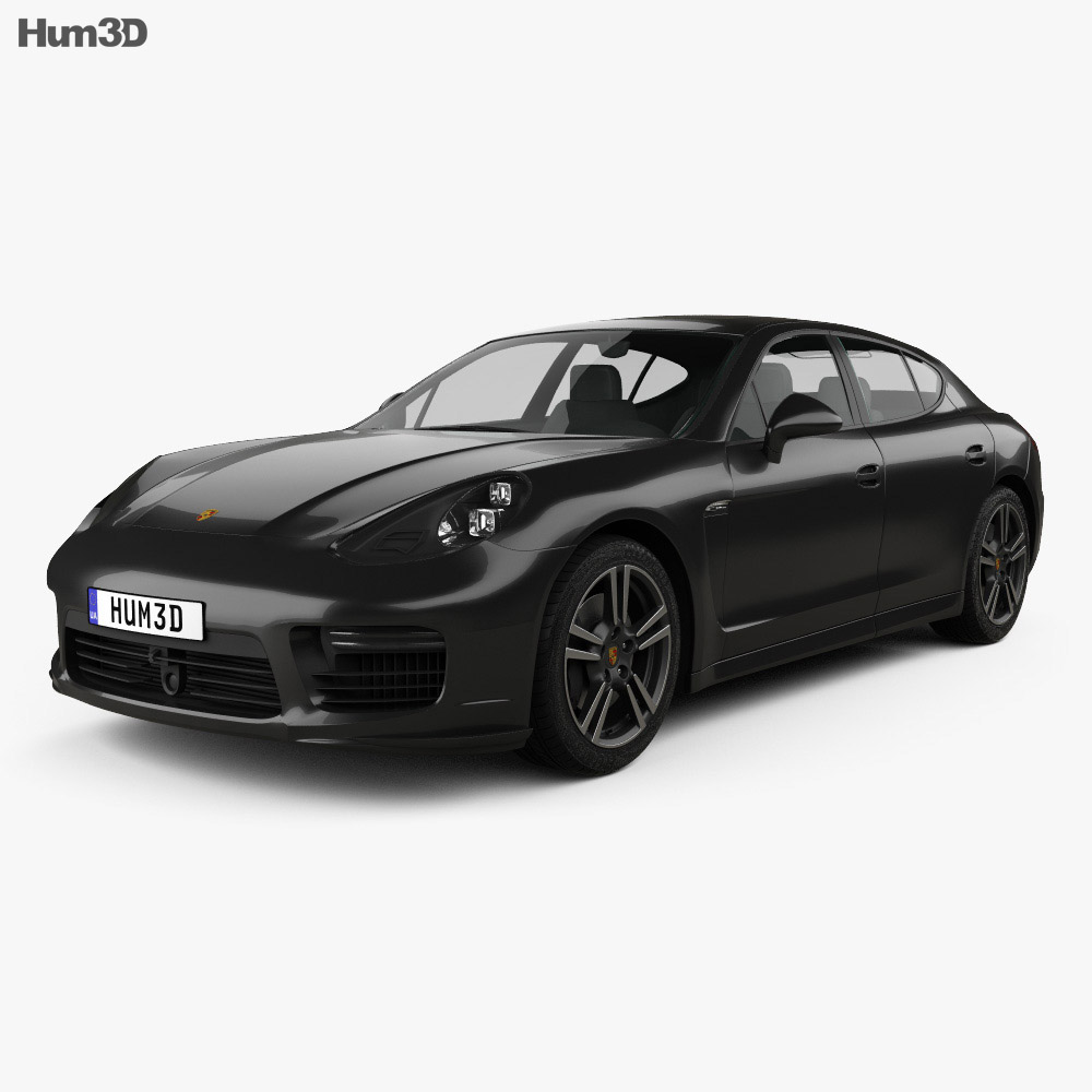 Porsche Panamera Turbo 2016 3D модель