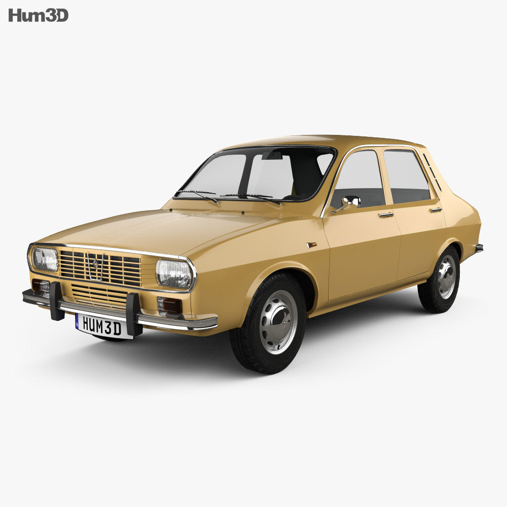Renault 12 1969 3D模型