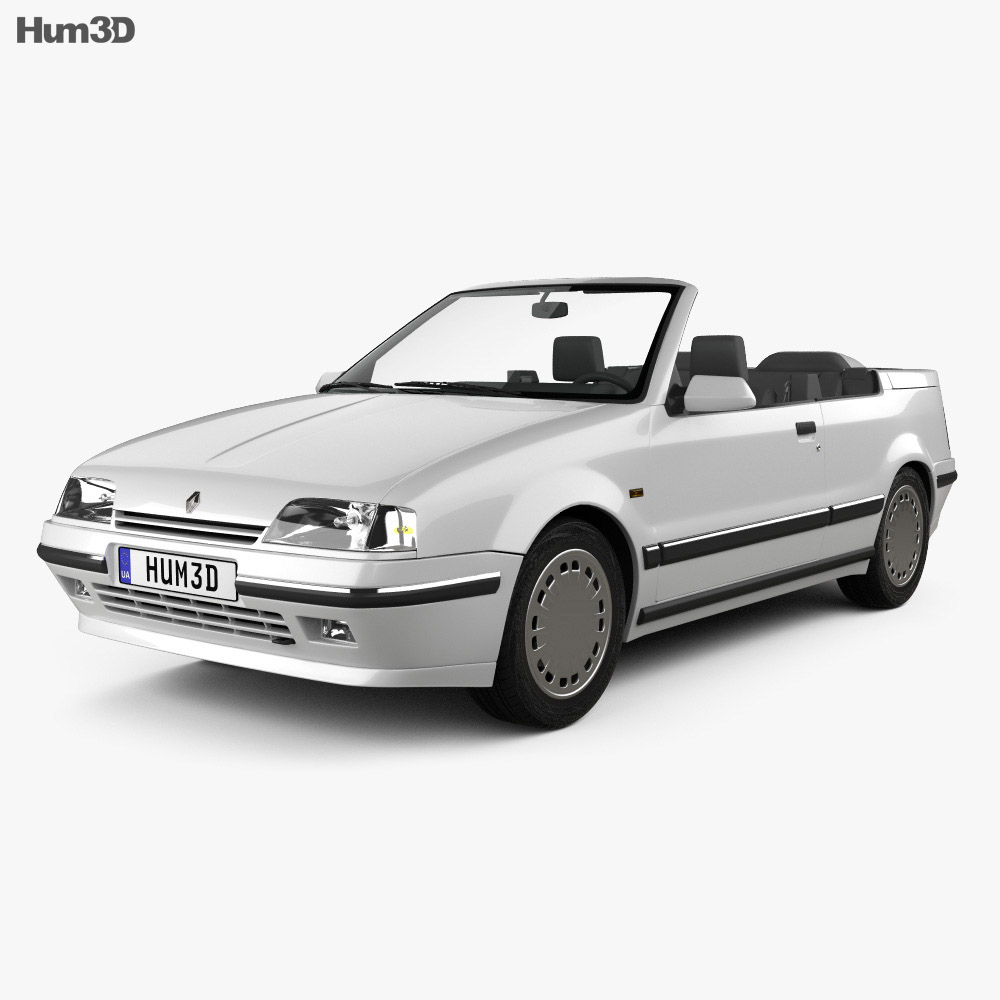 Renault 19 convertible 1988 3d model