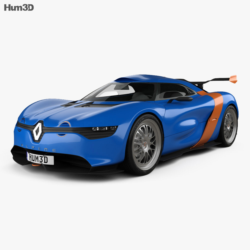 Renault Alpine A110-50 2014 Modello 3D
