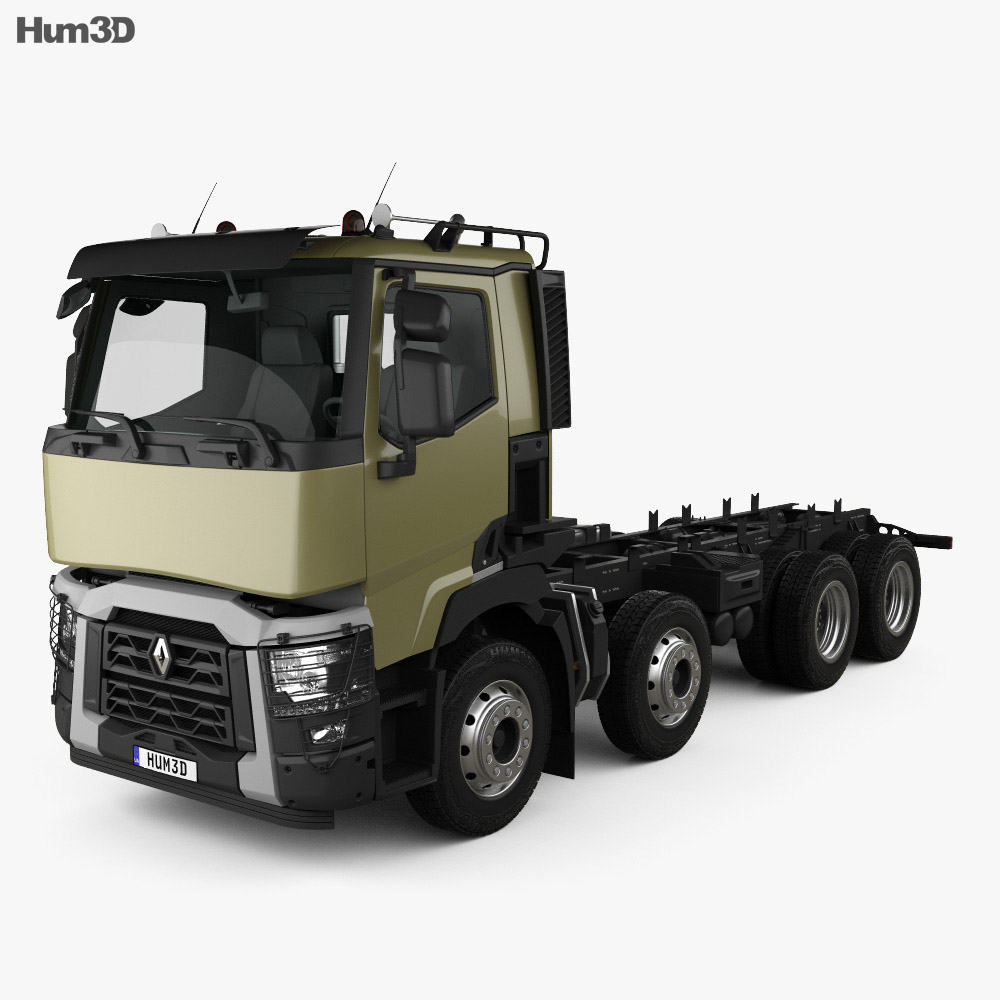 Renault C Chassis Truck 2016 3d model