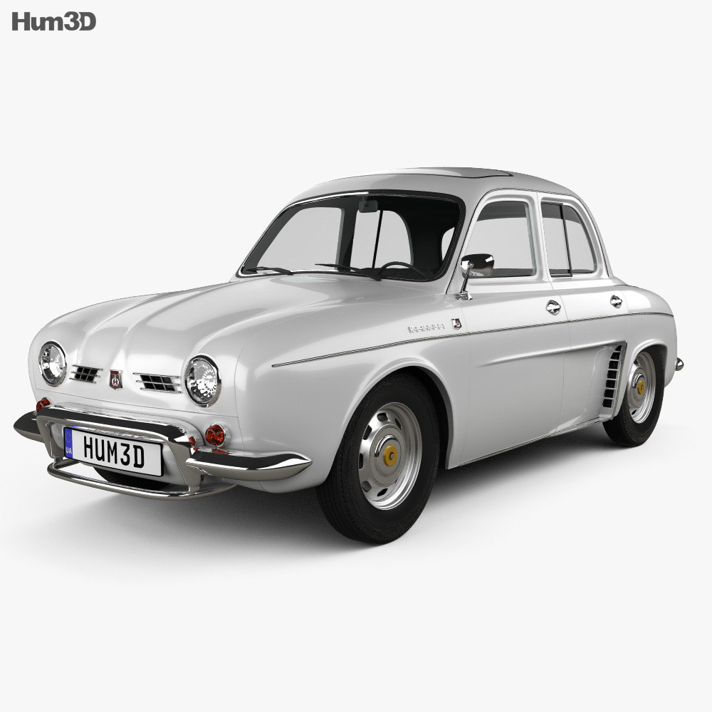 Renault Ondine (Dauphine) 1956-1967 Modello 3D