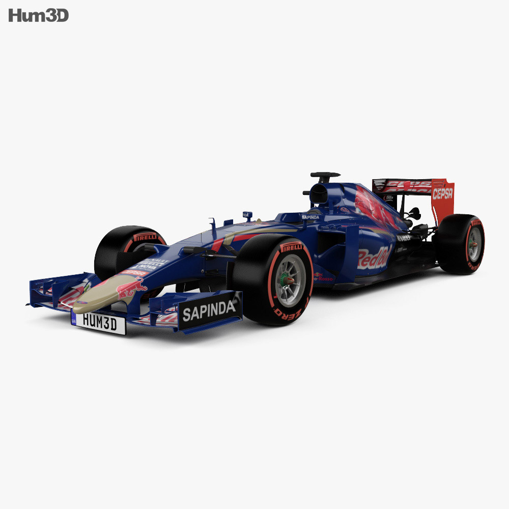Renault STR10 Toro Rosso 2015 3Dモデル