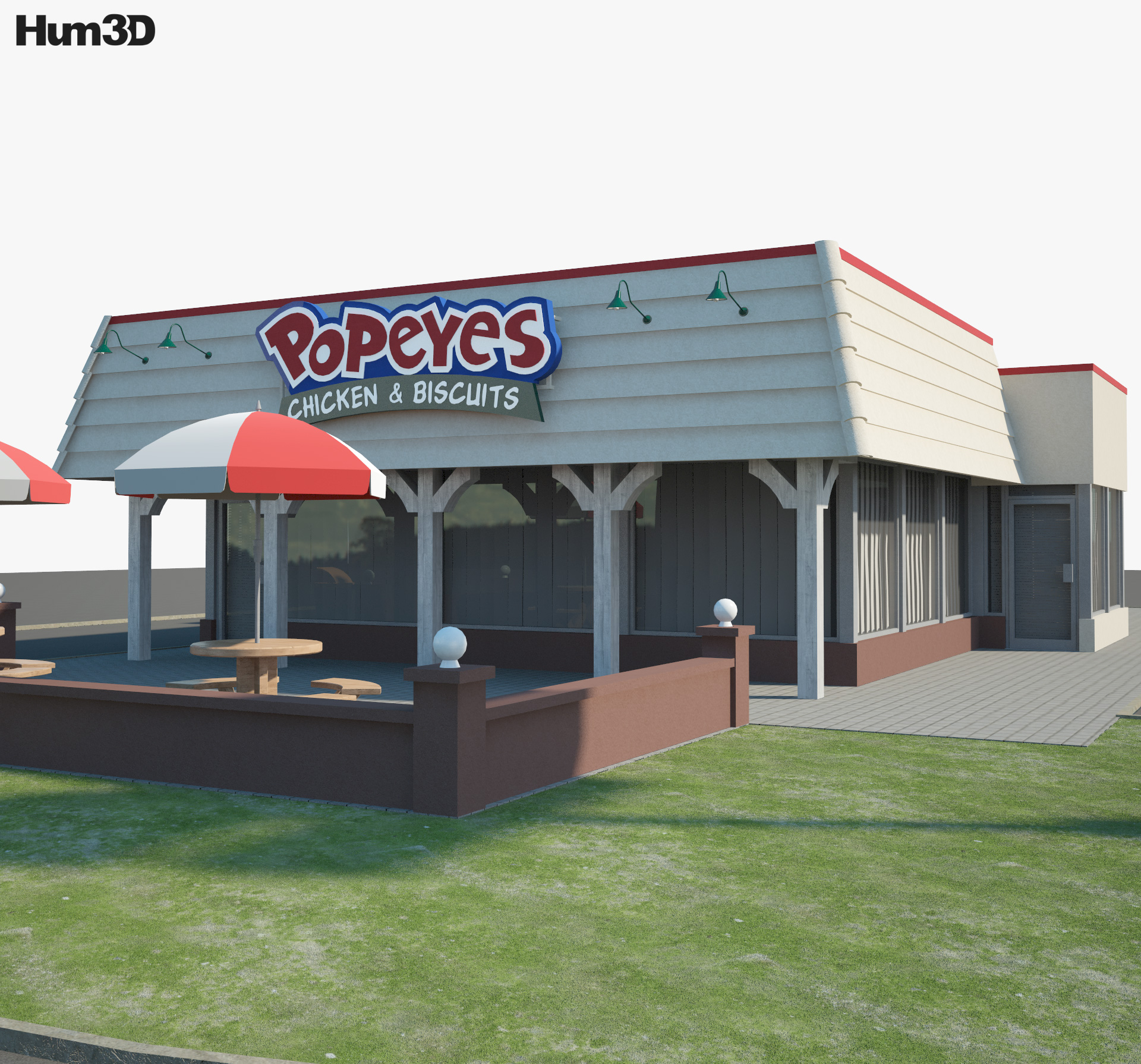 Popeyes Luisiana Kitchen 03 3Dモデル