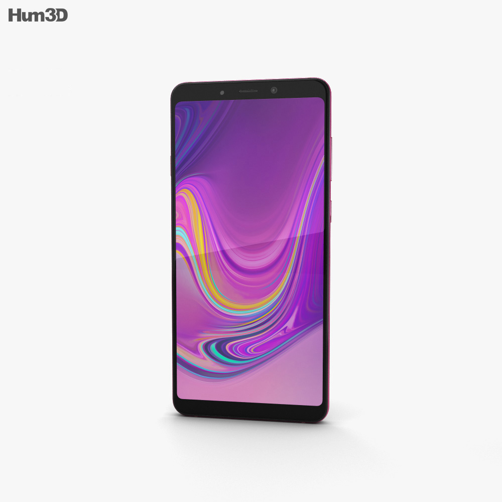 Samsung Galaxy A9 (2018) Bubblegum Pink 3d model