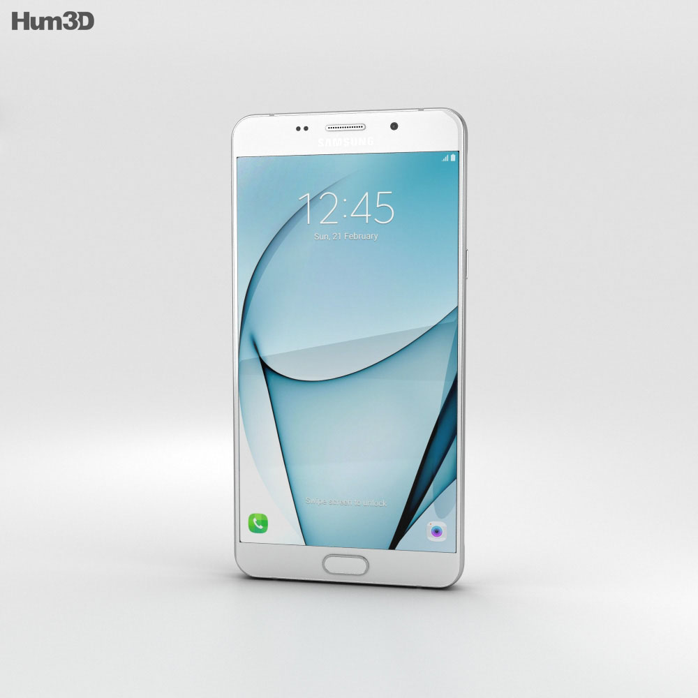 Samsung Galaxy A9 Pro (2016) White 3D 모델 