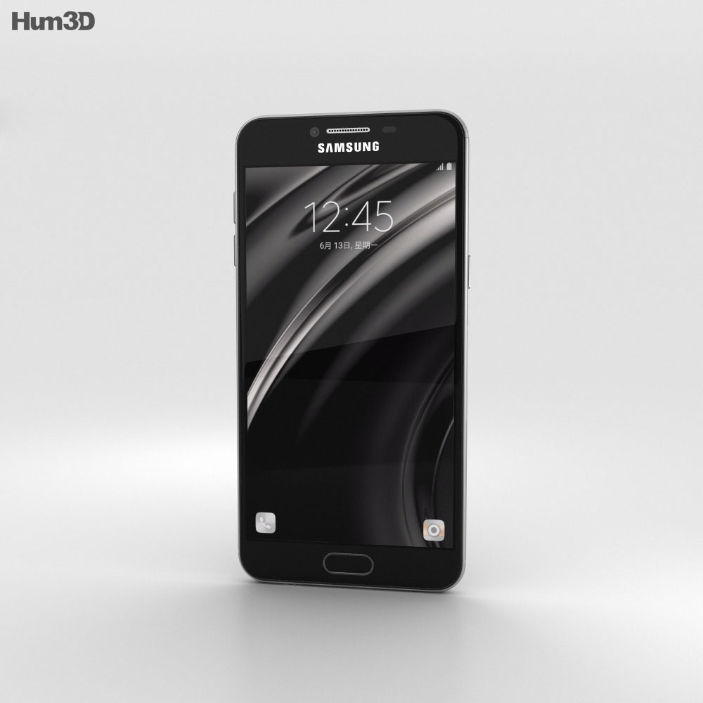 Samsung Galaxy C7 Gray 3D модель