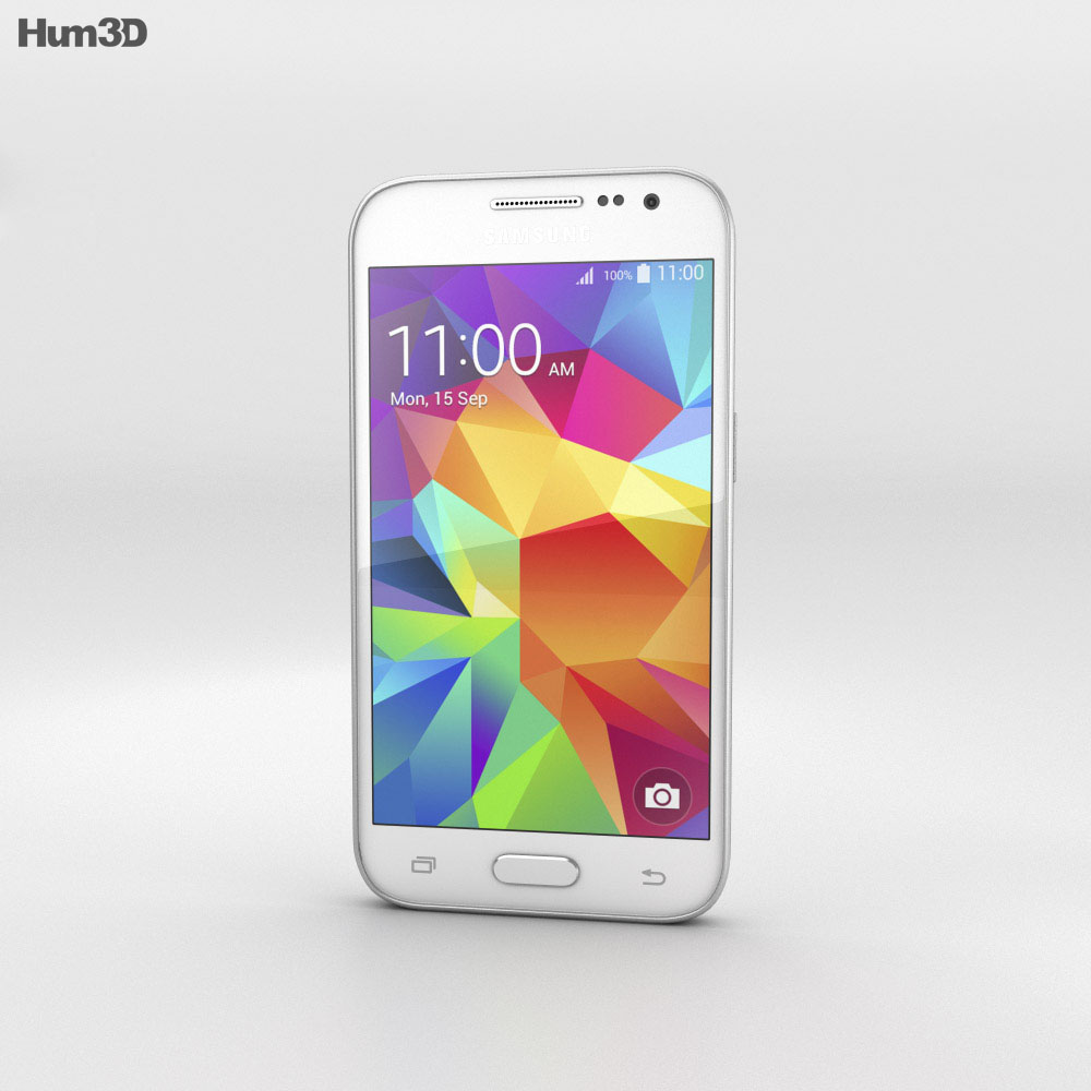 Samsung Galaxy Core Prime Weiß 3D-Modell