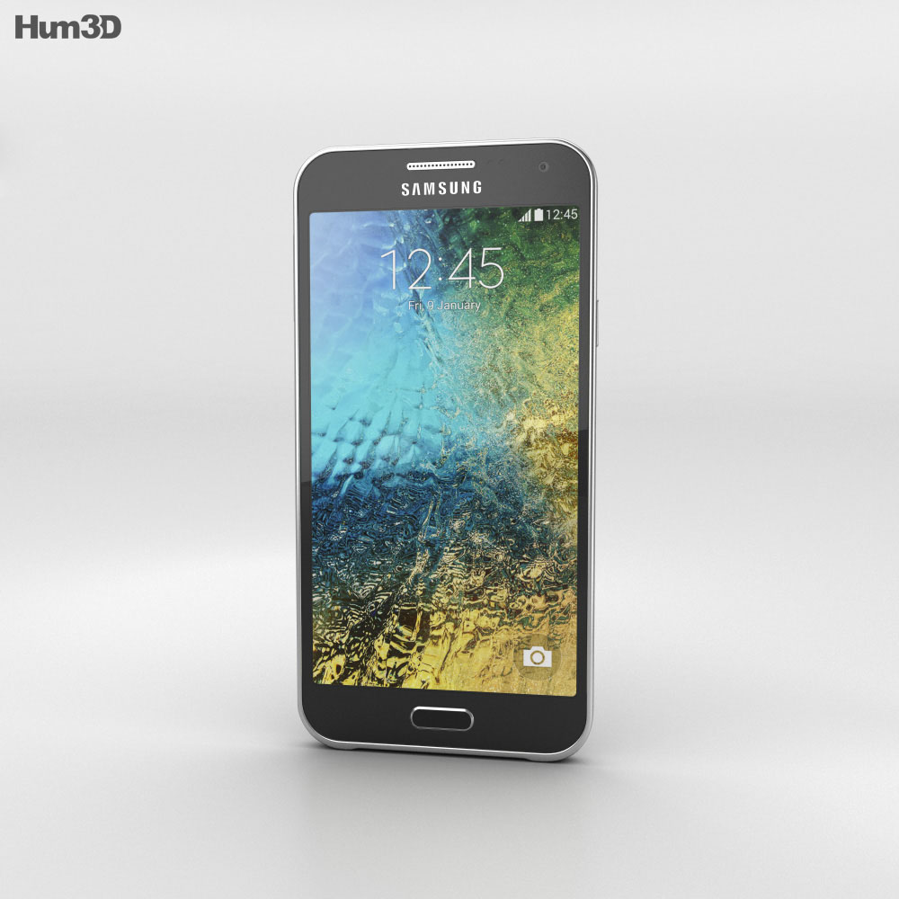 Samsung Galaxy E5 Negro Modelo 3D