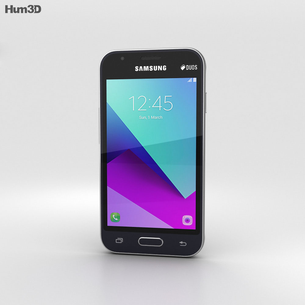 Samsung Galaxy J1 Mini Prime 黑色的 3D模型