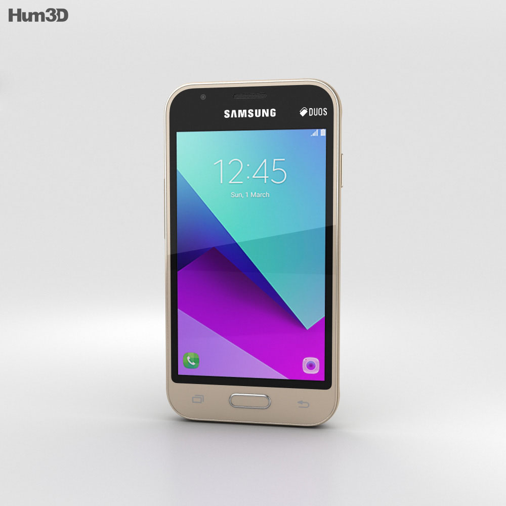 Samsung Galaxy J1 Mini Prime Gold Modello 3D