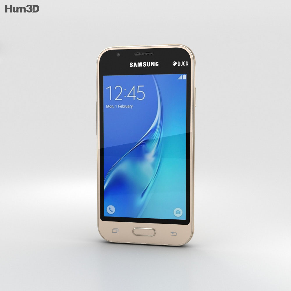 Samsung Galaxy J1 Nxt Gold Modello 3D