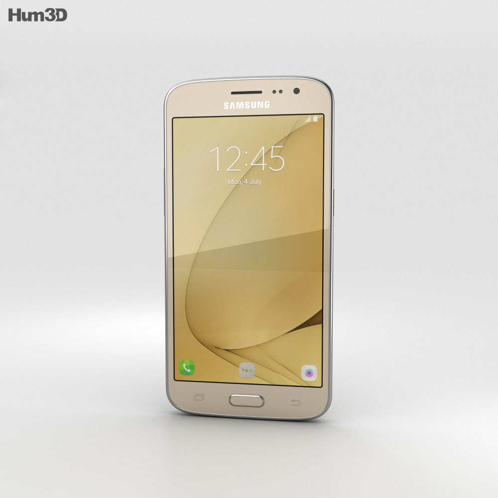 Samsung Galaxy J2 (2016) Gold Modelo 3D
