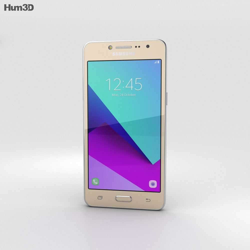 Samsung Galaxy J2 Prime Gold Modello 3D