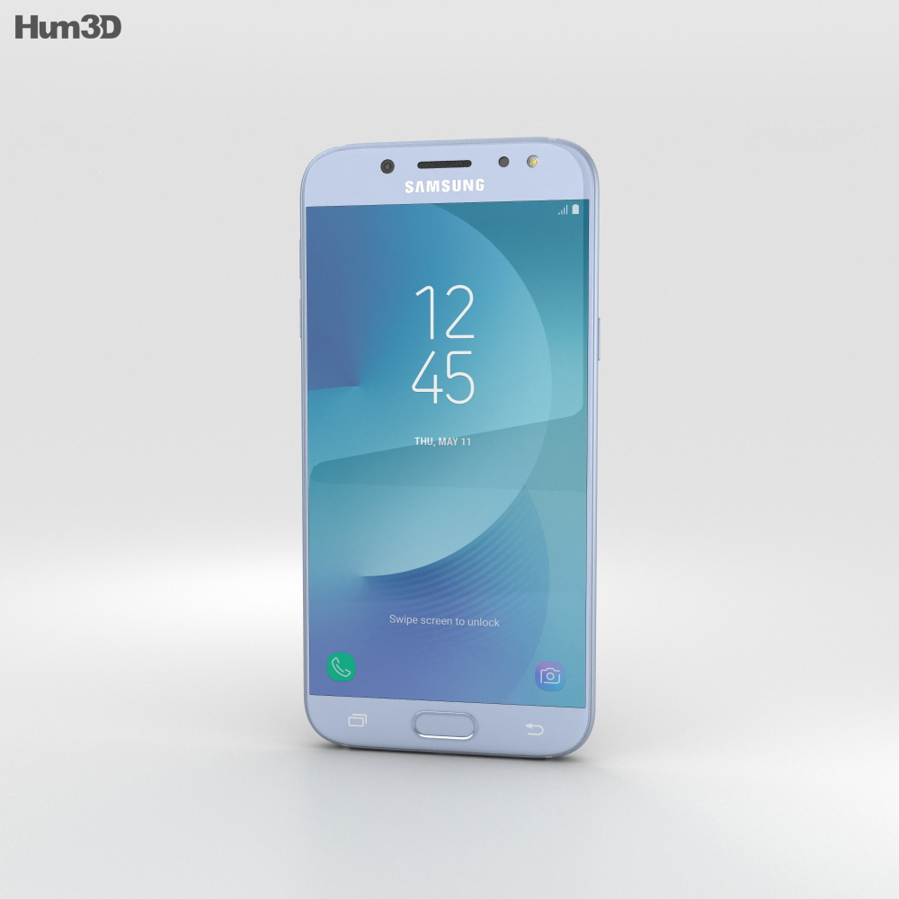 Samsung Galaxy J5 (2017) Blue 3D 모델 