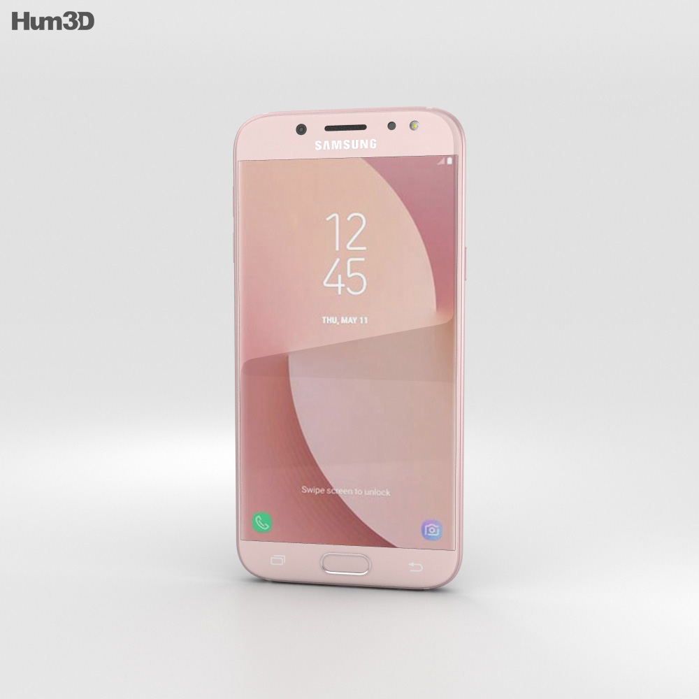 Samsung Galaxy J5 (2017) Pink 3Dモデル