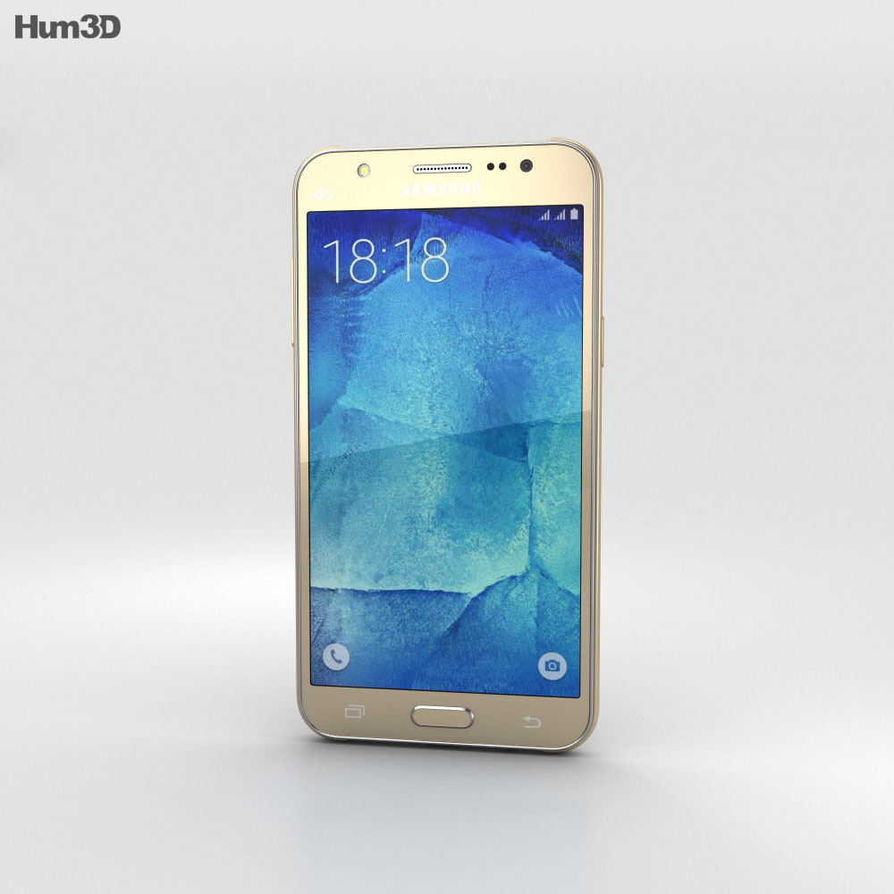 Samsung Galaxy J5 Gold Modello 3D