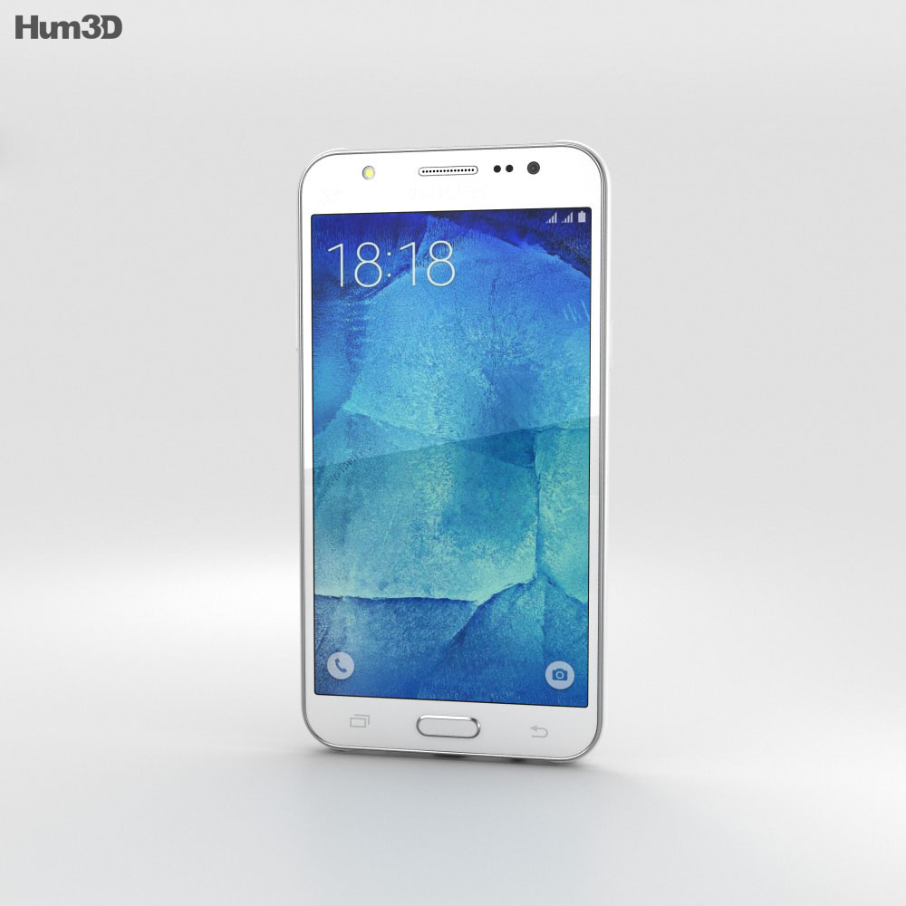 Samsung Galaxy J5 White 3d model