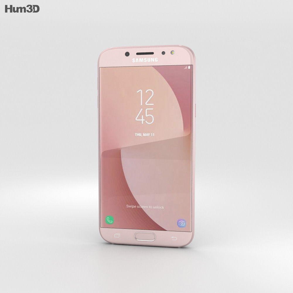 Samsung Galaxy J7 (2017) Pink Modelo 3D