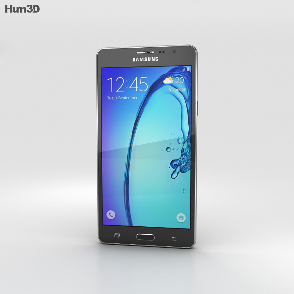 Samsung Galaxy On5 Nero Modello 3D