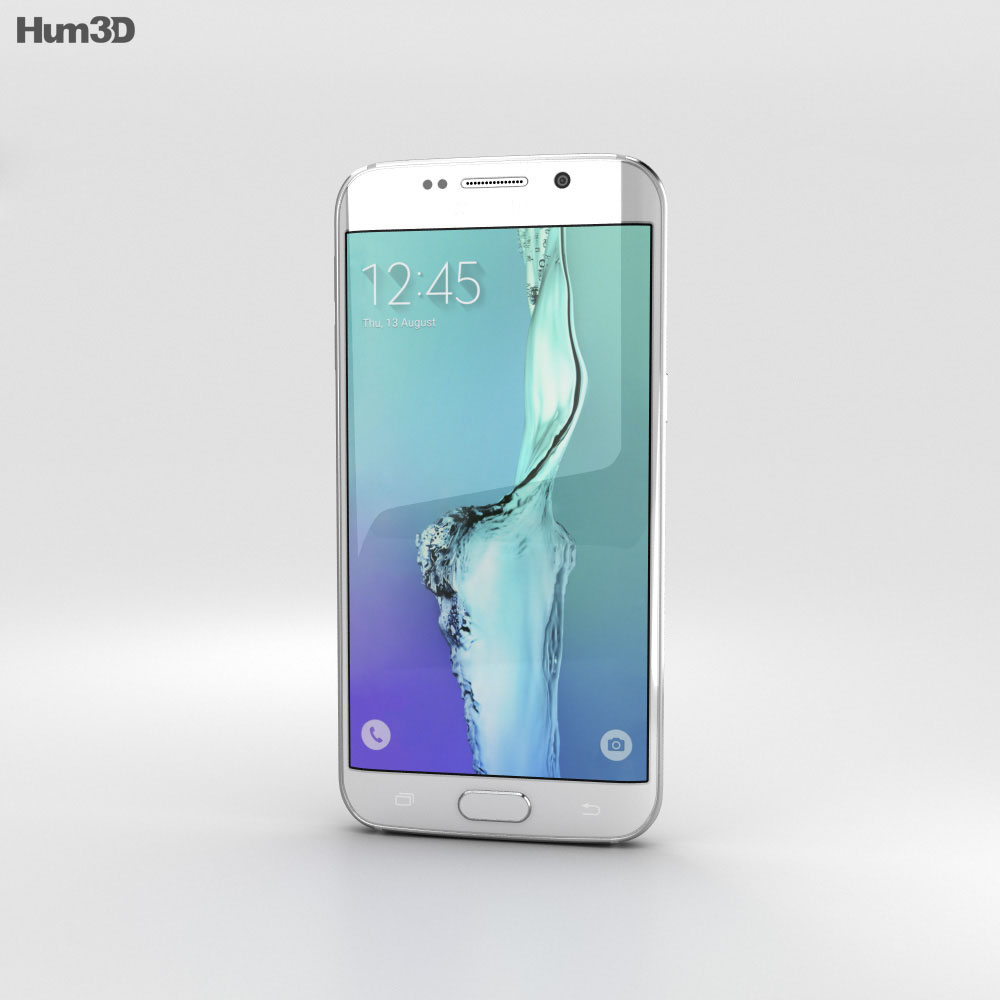 Samsung Galaxy S6 Edge Plus White Pearl Modelo 3d