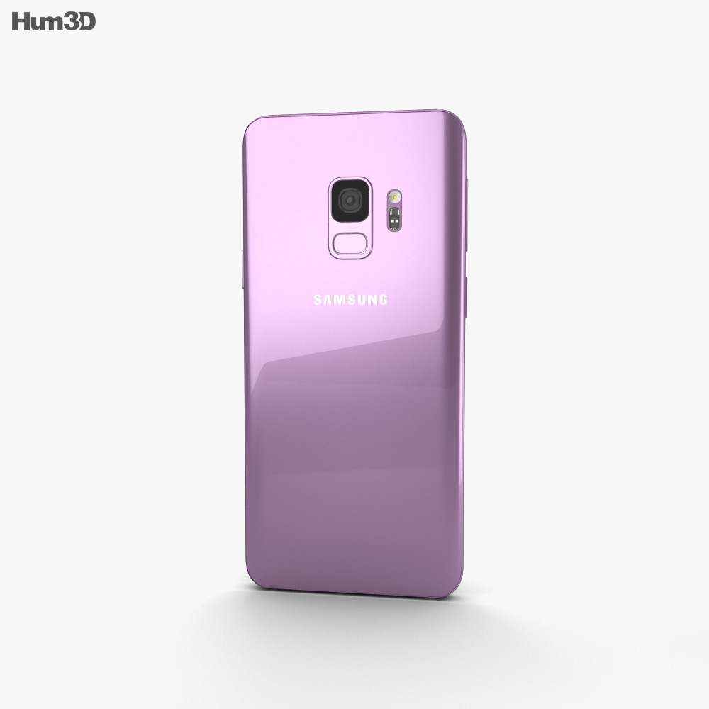 Samsung Galaxy S9 Lilac Purple 3Dモデル ダウンロード