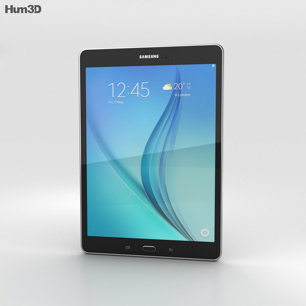 Samsung Galaxy Tab A 9.7 Smoky Titanium Modelo 3d