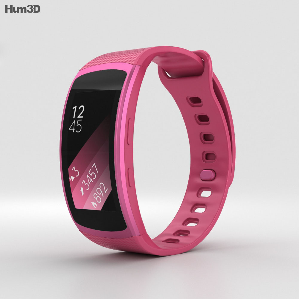 Samsung Gear Fit 2 Pink Modèle 3d