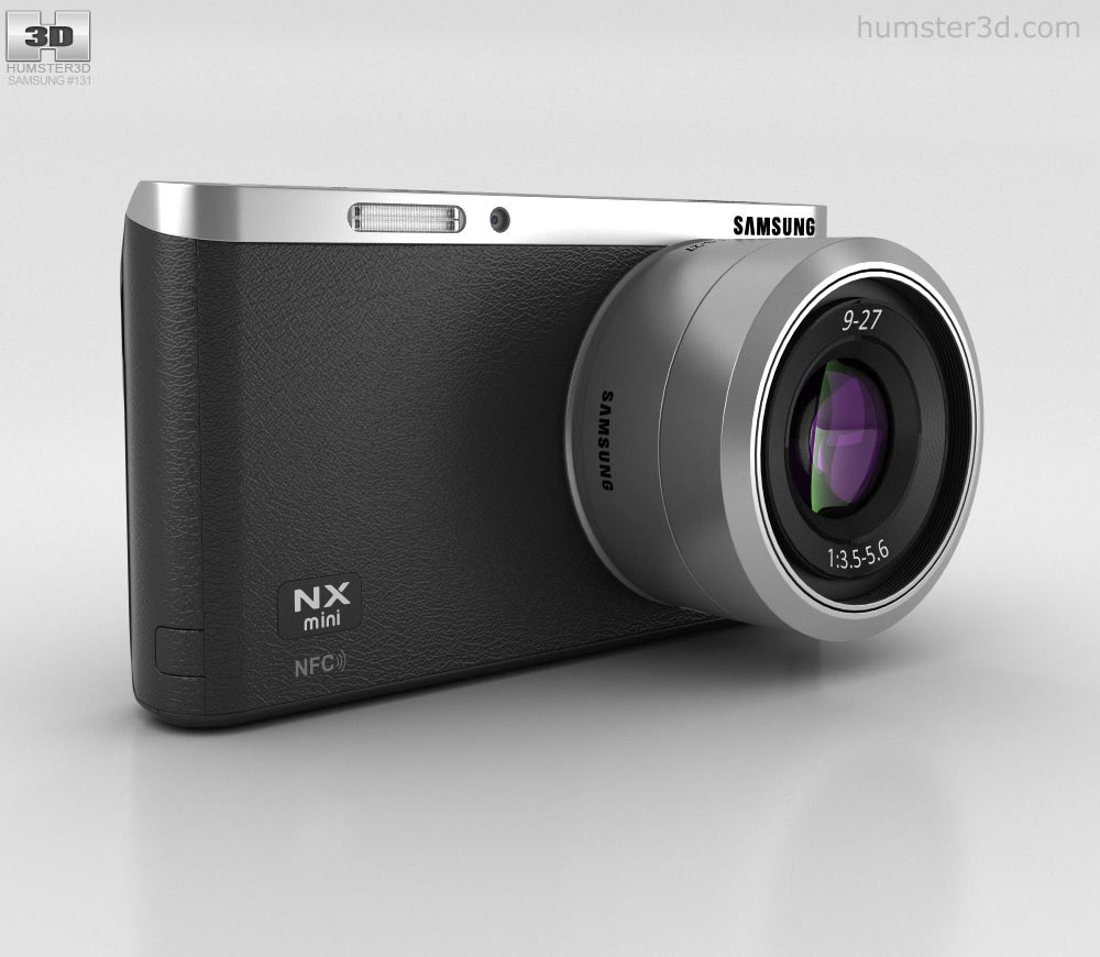 Samsung NX Mini Smart Camera Schwarz 3D-Modell