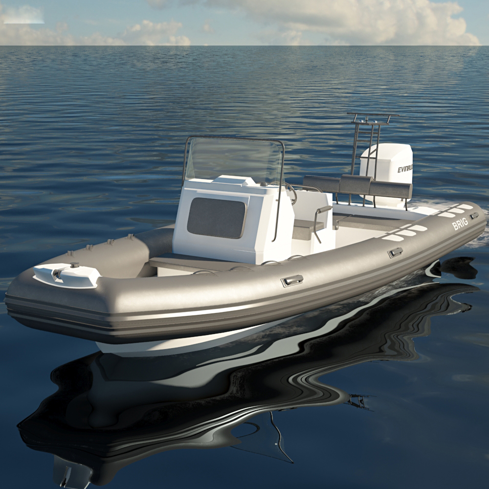 Brig N700 充气船 3D模型