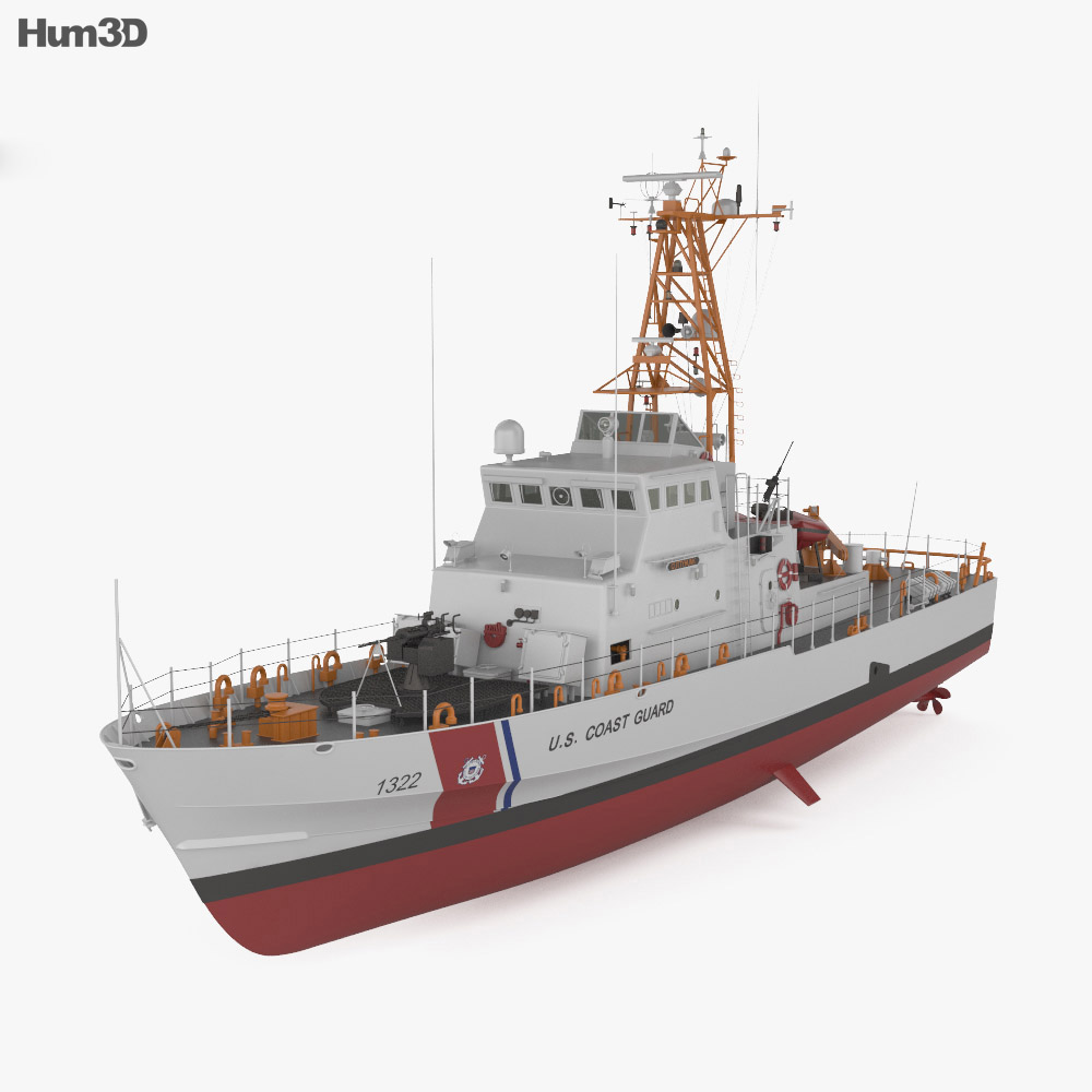 Island-class Сторожевой корабль 3D модель