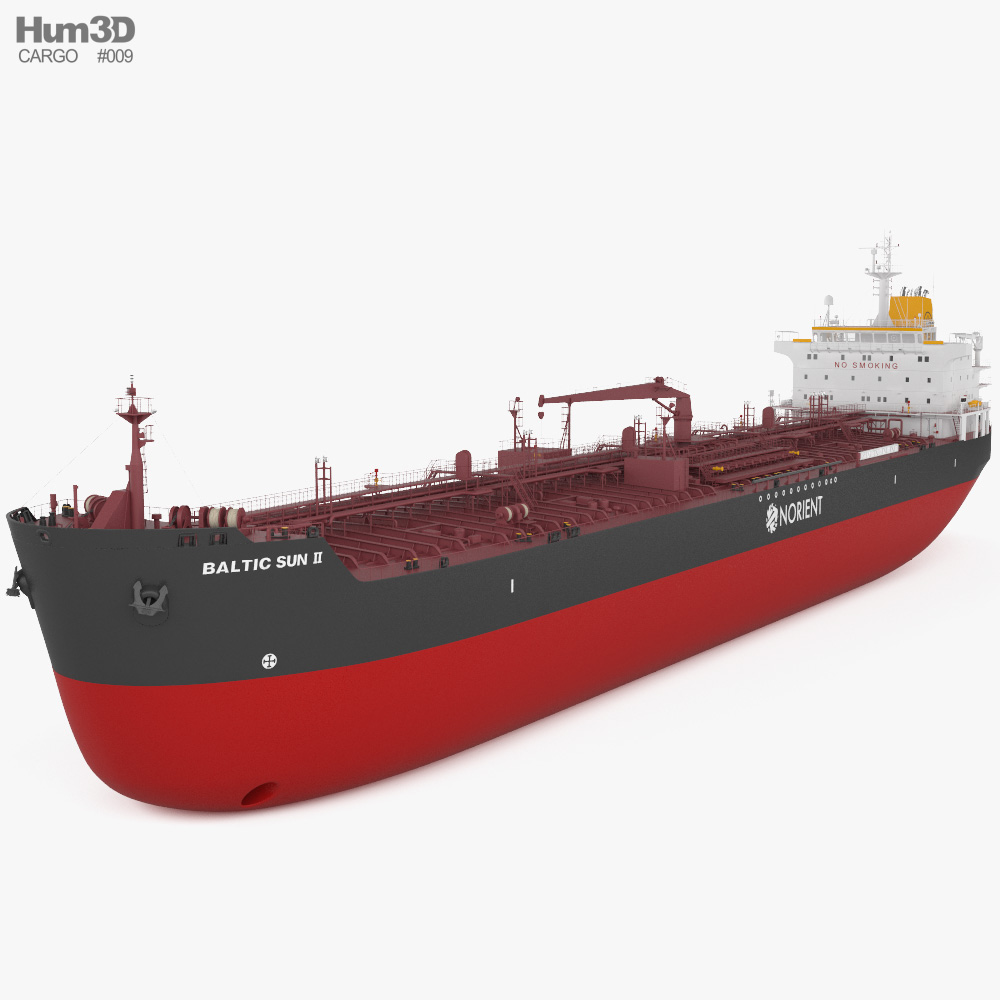 Oil Chemical Tanker BALTIC SUN II 3D модель