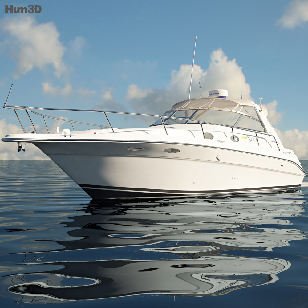 Sea Ray 330 Sundancer Boat 3D模型