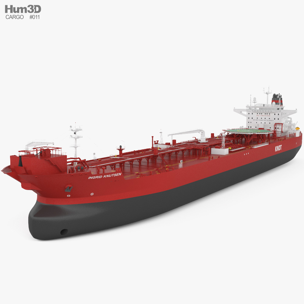 Shuttle Tanker Ingrid Knutsen 3Dモデル