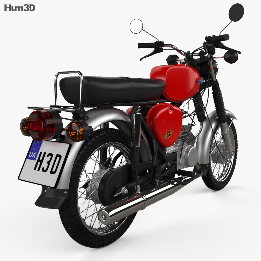 Enduro Moped S50 3D-Modell $100 - .fbx .obj .unknown .max - Free3D