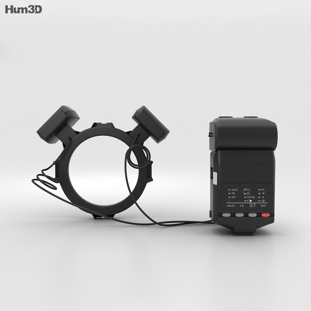 Sony HVL-MT24AM Macro Twin Flash Kit 3D model download