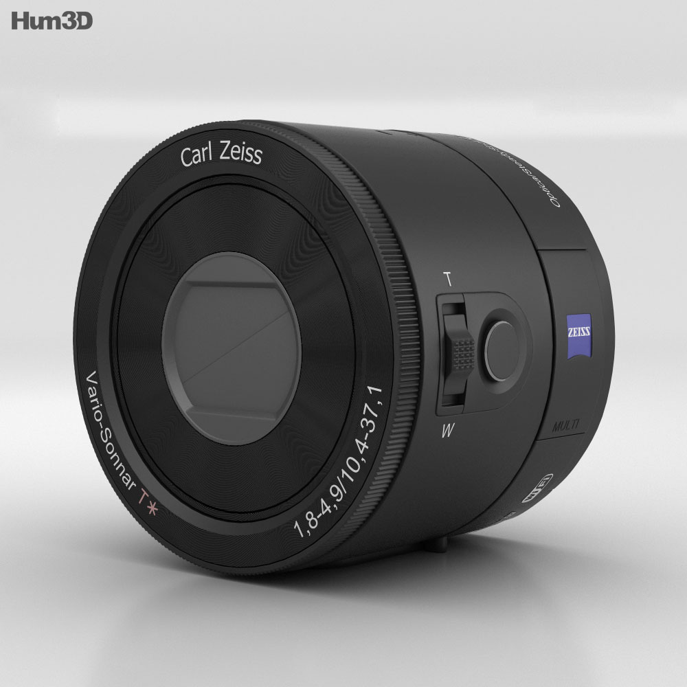 Sony DSC QX100 lens module 3D 모델 