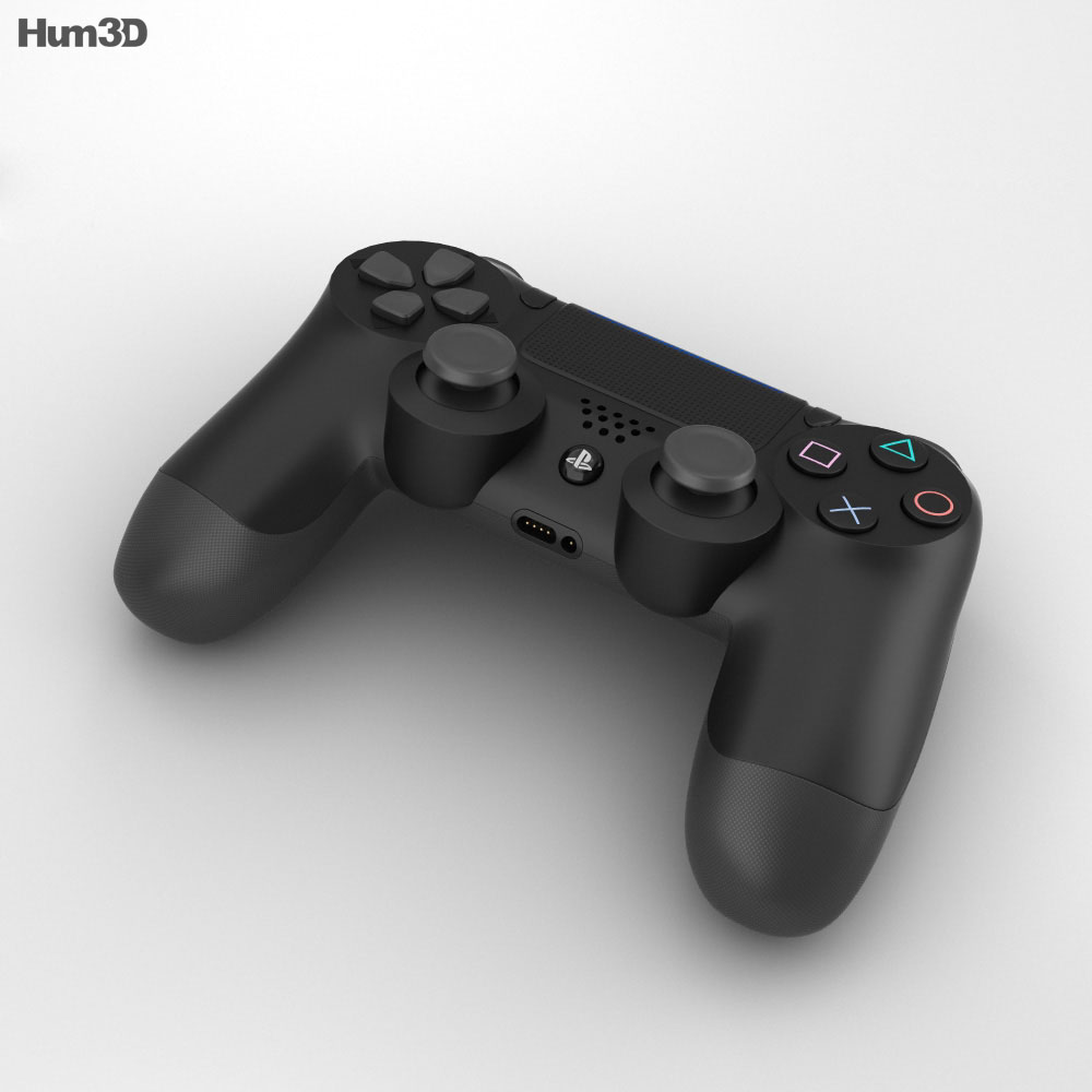 Sony DualShock 4 게임 컨트롤러 3D 모델 
