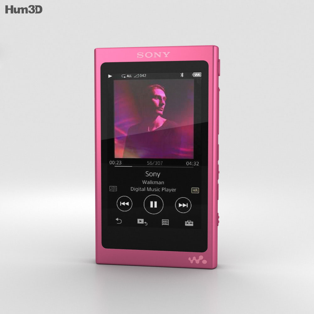 Sony NW-A35 Pink 3Dモデル 電子機器 on Hum3D