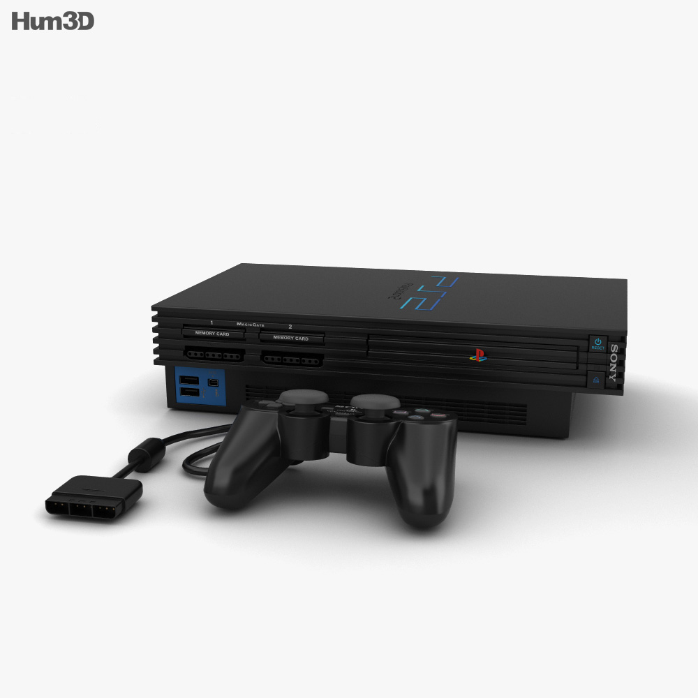 Sony PlayStation 2 3D модель