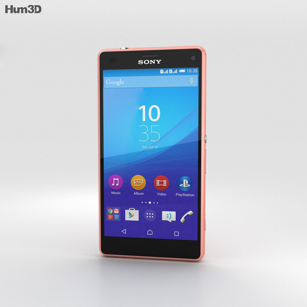 Sony Xperia A4 SO-04G Pink 3D-Modell